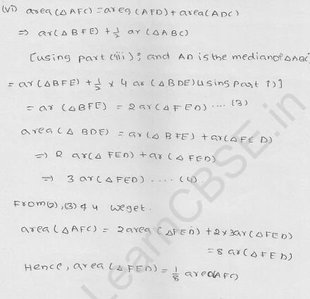 RD Sharma Class 9 solutions Chapter 15 Areas of parrallelograms and Triangles Ex 15.3 28
