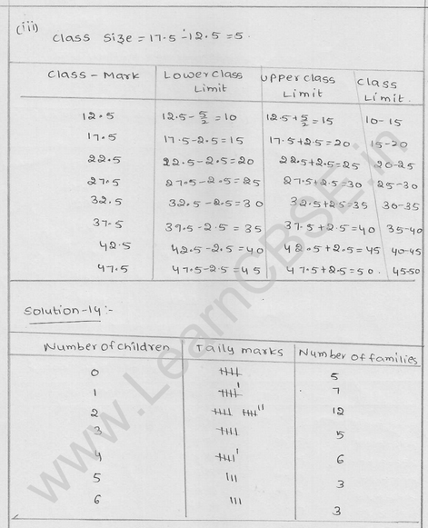 RD Sharma Class 9 solutions Chapter 22 Tabular Representation of Statistical Data EX 22.1 13