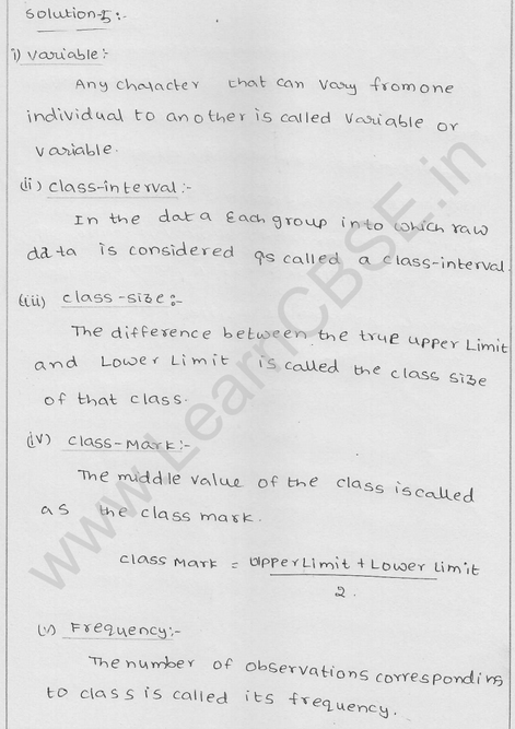 RD Sharma Class 9 solutions Chapter 22 Tabular Representation of Statistical Data EX 22.1 4