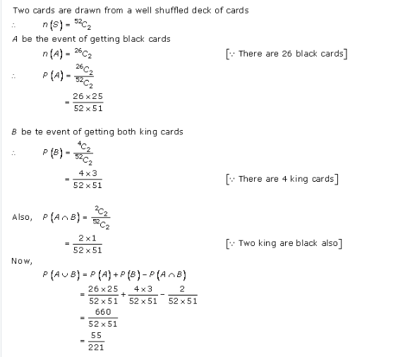 RD-Sharma-class-11 Solutions-Chapter-33-Probability-Ex-33.4-Q-20