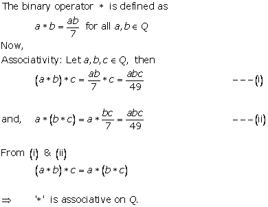 RD Sharma Class 12 Solutions Free online Chapter 3 Binary Operations Ex 3.2 Q12