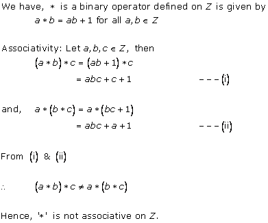 RD Sharma Class 12 Solutions Free online Chapter 3 Binary Operations Ex 3.2 Q7