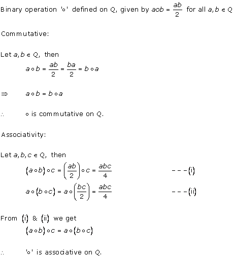 RD Sharma Class 12 Solutions Free online Chapter 3 Binary Operations Ex 3.2 Q4-v
