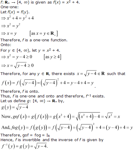 RD Sharma Class 12 Solutions Free online Chapter 2 Functions Ex2.5 Q7