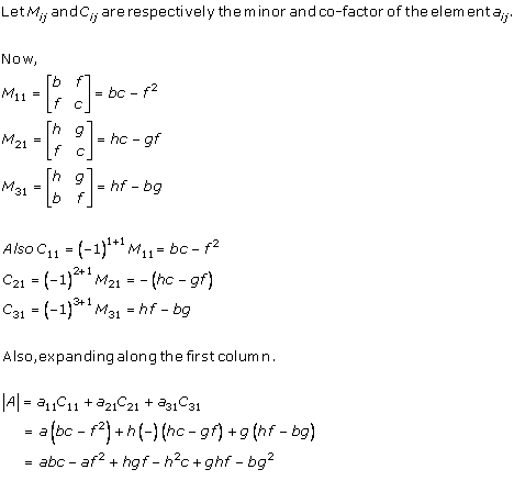 RD Sharma Class 12 Solutions Chapter 6 Determinants Ex 6.1 Q1-vi