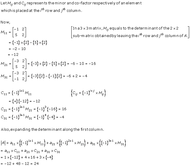 RD Sharma Class 12 Solutions Chapter 6 Determinants Ex 6.1 Q1-iii