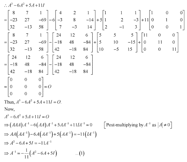 RD Sharma Class 12 Solutions Chapter 7 Adjoint and Inverse of Matrix Ex 7.1 Q24-ii