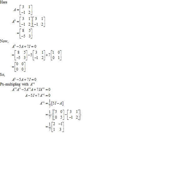 RD Sharma Class 12 Solutions Chapter 7 Adjoint and Inverse of Matrix Ex 7.1 Q19