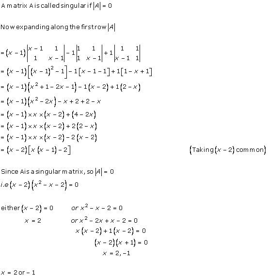 RD Sharma Class 12 Solutions Chapter 6 Determinants Ex 6.1 Q12-i