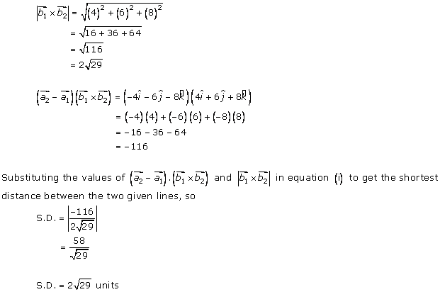 RD Sharma Solutions For Class 12 Straight Line in Space Ex 28.5 Q2-vii