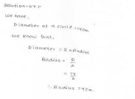 RD SHARMA class_6 solutions  14.Circles  Ex_14.1 Q 7