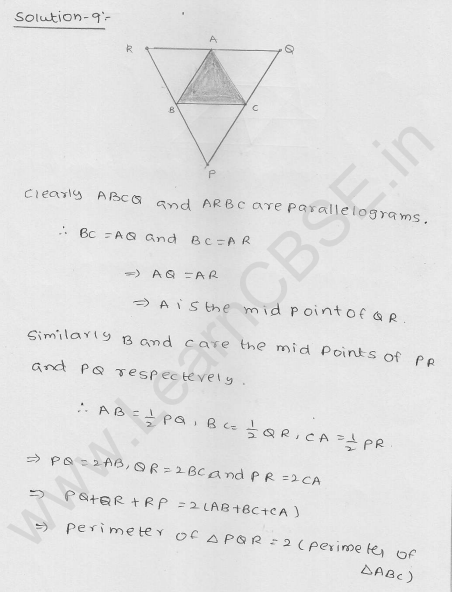 RD Sharma Class 9 Solutions Chapter 14 Quadrilaterals Ex 14.4 8