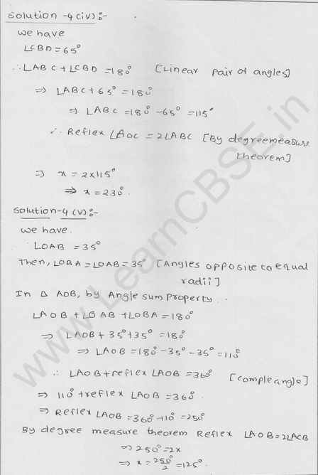 RD Sharma Class 9 solutions Chapter 16 Circles Ex 16.4 6