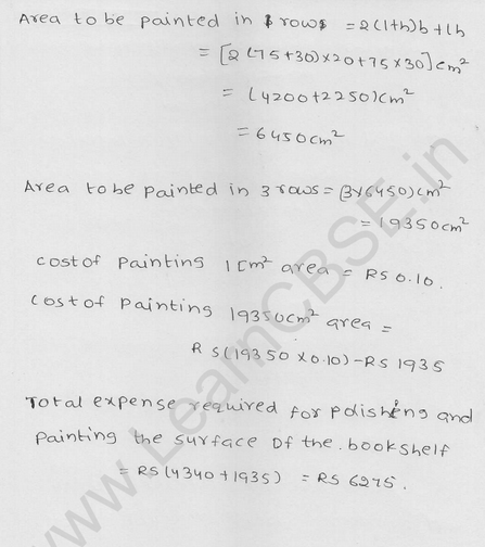 RD Sharma Class 9 solutions Chapter 18 Surface Area and volume of cuboid and cube Ex 18.1 Q 14