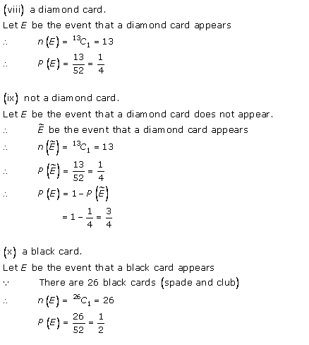 RD-Sharma-class-11 Solutions-Chapter-33-Probability-Ex-33.3-Q-11 ii