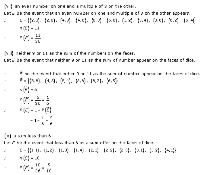 RD-Sharma-class-11 Solutions-Chapter-33-Probability-Ex-33.3-Q-3 ii
