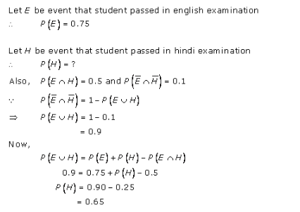 RD-Sharma-class-11 Solutions-Chapter-33-Probability-Ex-33.4-Q-13