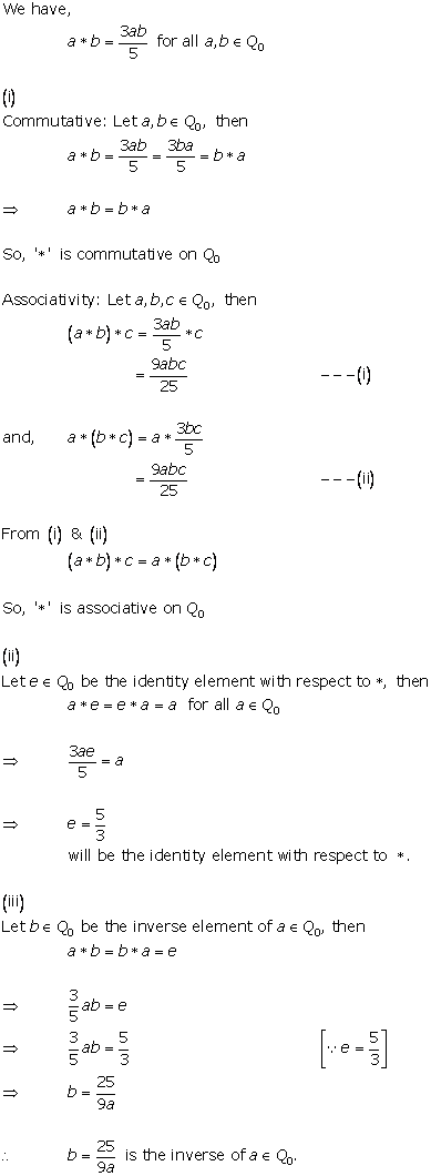 RD Sharma Class 12 Solutions Chapter 3 Binary Operations Ex 3.4 Q2
