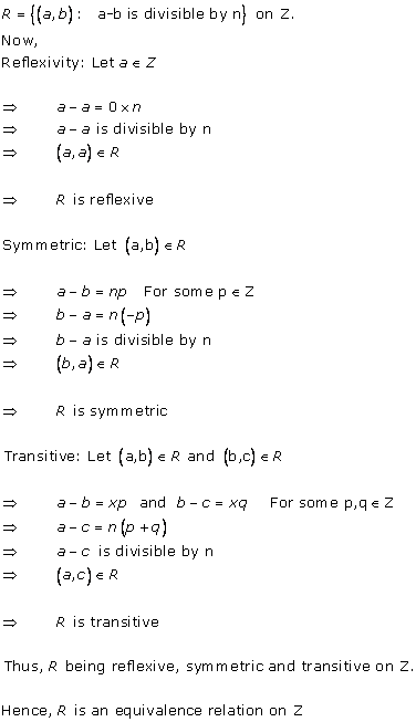 Free RD Sharma Class 12 Solutions Relations Chapter 1 Ex 1.2 Q4