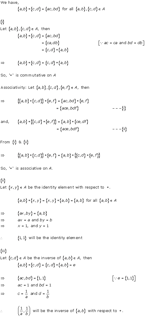 RD Sharma Class 12 Solutions Free online Chapter 3 Binary Operations Ex 3.4 Q7