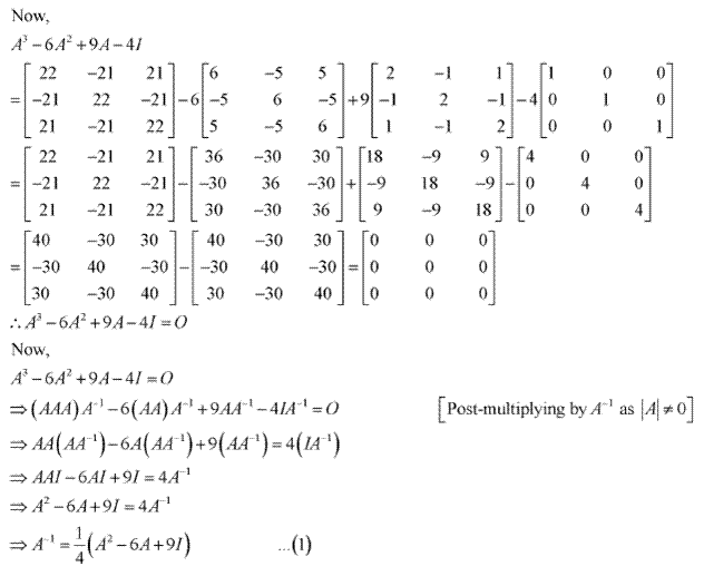 RD Sharma Class 12 Solutions Chapter 7 Adjoint and Inverse of Matrix Ex 7.1 Q26-ii