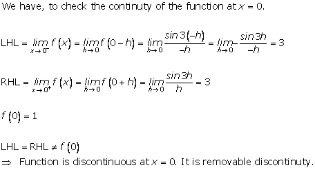 RD Sharma Class 12 Solutions Chapter 9 Continuity Ex 9.1 Q5