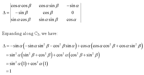 RD Sharma Class 12 Solutions Chapter 6 Determinants Ex 6.1 Q7
