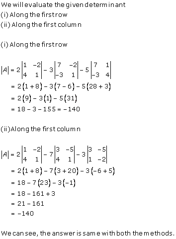 RD Sharma Class 12 Solutions Chapter 6 Determinants Ex 6.1 Q5