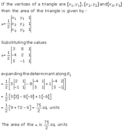 RD Sharma Class 12 Solutions Chapter 6 Determinants Ex 6.3 Q1-i