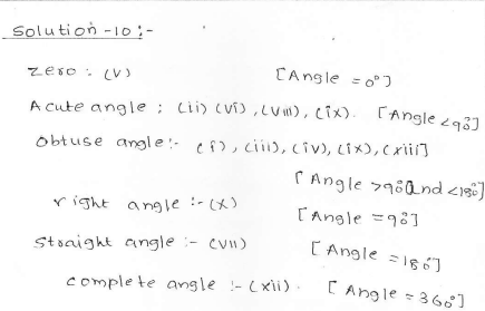RD SHARMA class_6 solutions 11.Angles Ex_11.2 Q 10