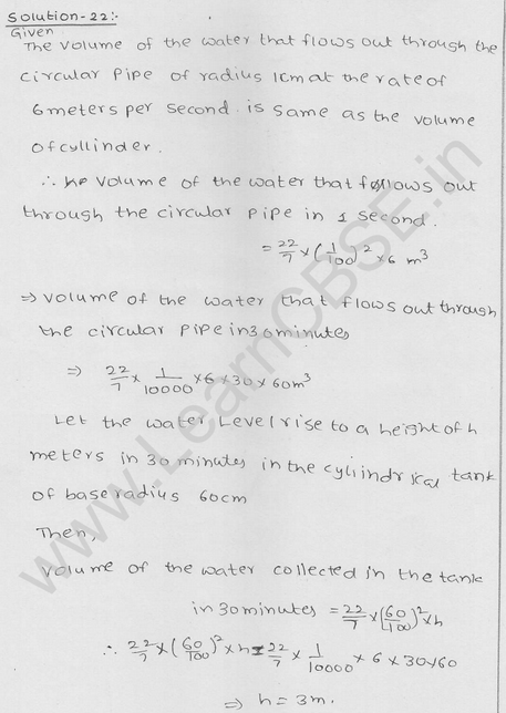RD Sharma Class 9 solutions Chapter 19 Surface Area and volume of A Right Circular cylinder Ex 19.2 16