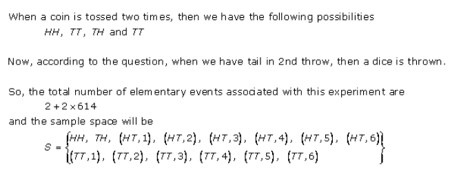 Free RD-Sharma-class-11 Solutions-Chapter-33-Probability-Ex-33.1-Q-9