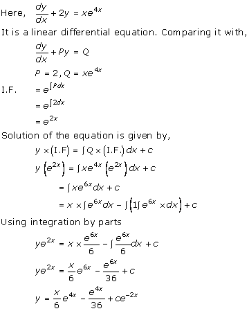 RD Sharma Class 12 Solutions Chapter 22 Differential Equations Ex 22.10 Q34