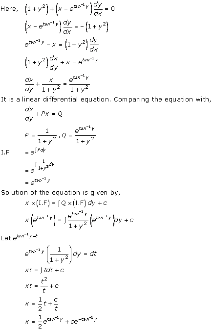 RD Sharma Class 12 Solutions Chapter 22 Differential Equations Ex 22.10 Q22