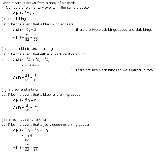 RD-Sharma-class-11 Solutions-Chapter-33-Probability-Ex-33.3-Q-11