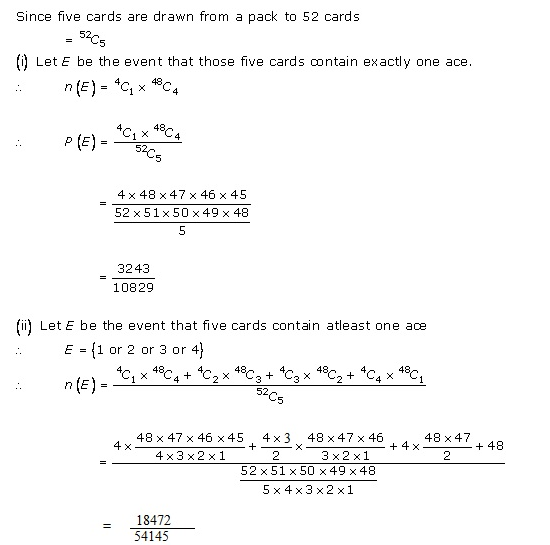 RD-Sharma-class-11 Solutions-Chapter-33-Probability-Ex-33.3-Q-18