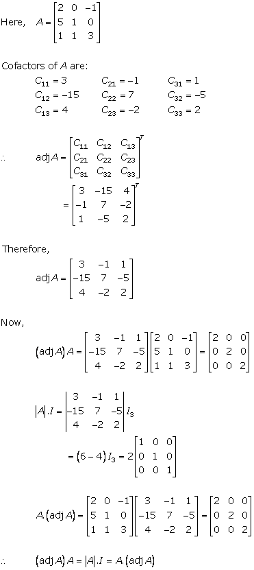 RD Sharma Class 12 Solutions Chapter 7 Adjoint and Inverse of Matrix Ex 7.1 Q2-iv