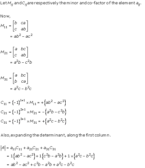 RD Sharma Class 12 Solutions Chapter 6 Determinants Ex 6.1 Q1-iv