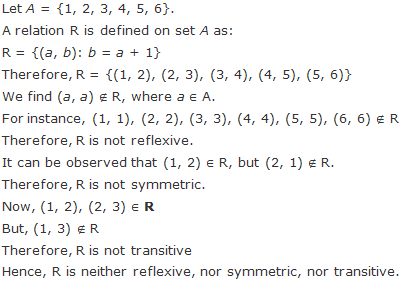 RD Sharma Class 12 Solutions Chapter 1 Relations Ex 1.1 Q6