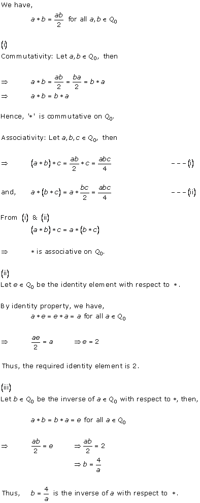 RD Sharma Class 12 Solutions Chapter 3 Binary Operations Ex 3.4 Q5