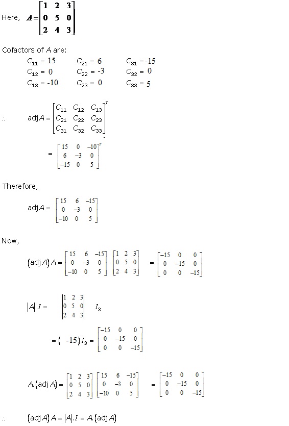RD Sharma Class 12 Solutions Chapter 7 Adjoint and Inverse of Matrix Ex 7.1 Q2-v