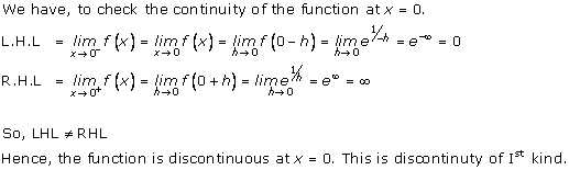 RD Sharma Class 12 Solutions Chapter 9 Continuity Ex 9.1 Q6