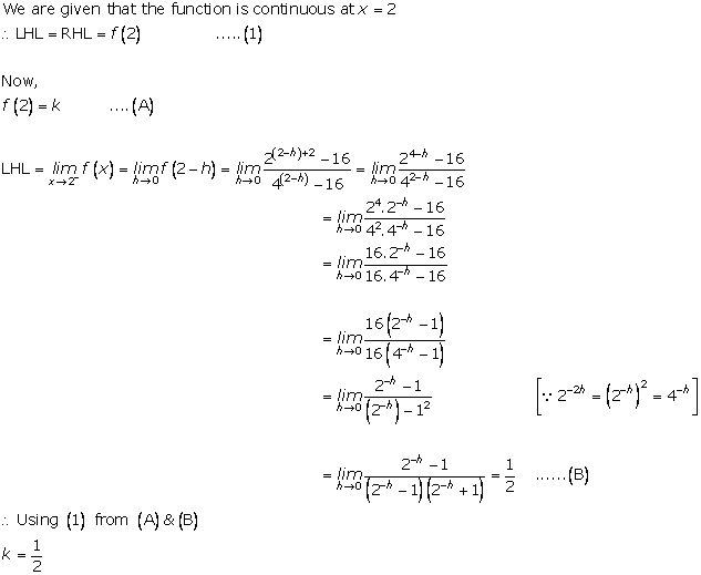 RD Sharma Class 12 Solutions Chapter 9 Continuity Ex 9.1 Q31