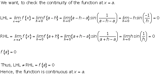 RD Sharma Class 12 Solutions Chapter 9 Continuity Ex 9.1 Q10-iii