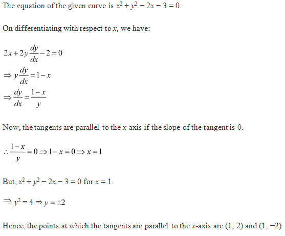 Free Online RD Sharma Class 12 Solutions Chapter 16 Tangents and Normals Ex 16.1 Q18