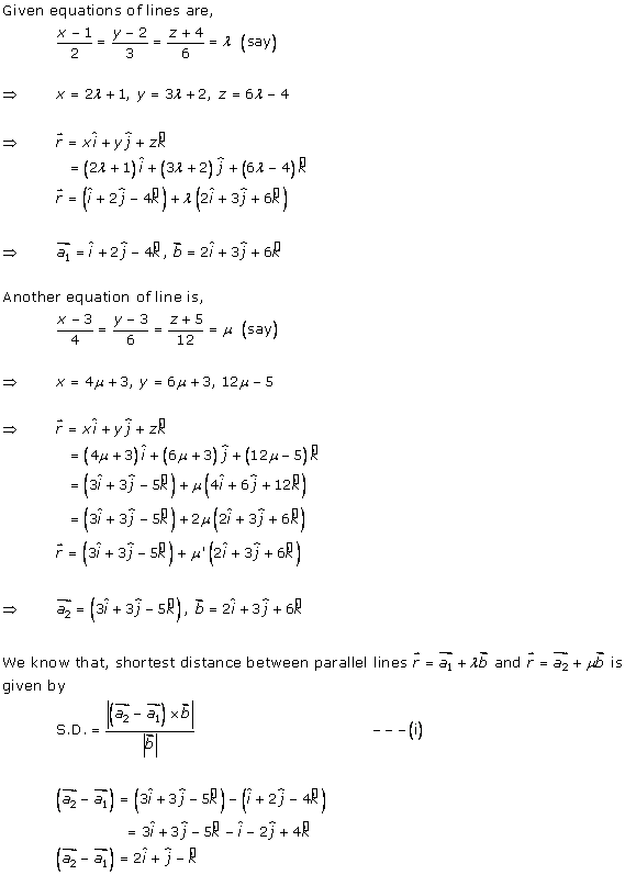 RD Sharma Solutions For Class 12 Straight Line in Space Ex 28.5 Q6