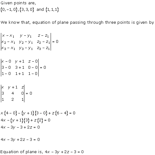 RD Sharma Class 12 Solutions Chapter 29 The Plane 29.1 Q1-v