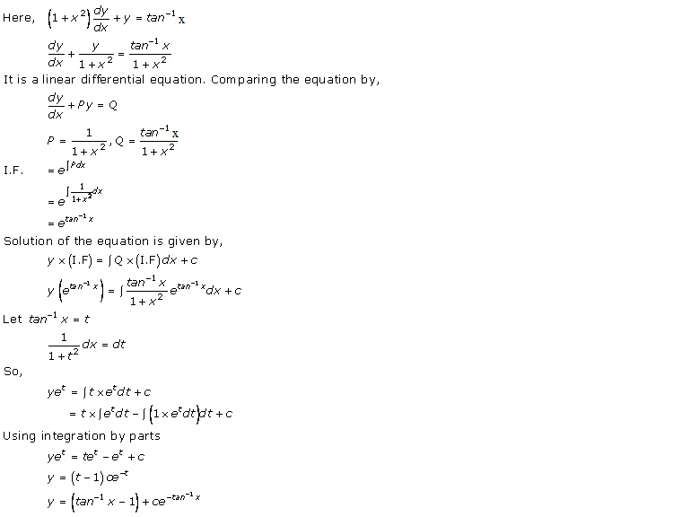 RD Sharma Class 12 Solutions Chapter 22 Differential Equations Ex 22.10 Q16