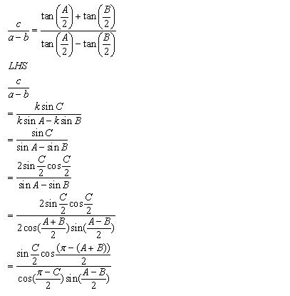 RD-Sharma-Class-11-Solutions-Chapter-10-sine-and-cosine-formulae-and-their-applications-Ex-10.1-q6