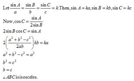 RD-Sharma-Class-11-Solutions-Chapter-10-sine-and-cosine-formulae-and-their-applications-Ex-10.2-q18